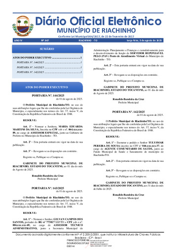 Diário Oficial - Edição 367