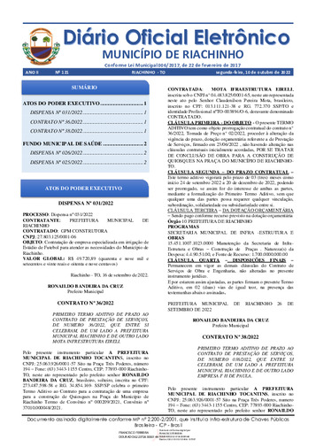 Diário Oficial - Edição 121